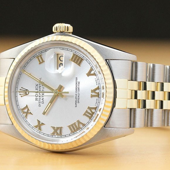 Men's Rolex Two Tone 18kt Gold Datejust! - Picture 3 of 8